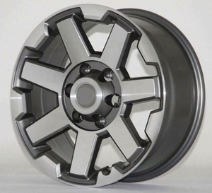 ขอบล้ออัลลอย17นิ้วสำหรับรถยนต์โดยสาร Toyota TRD สำหรับ Land cruiser/prado Tacoma 6*139.7 FJ Cruiser HILUX Sequoia <span class=keywords><strong>T100</strong></span> SW4 - Product Image 3