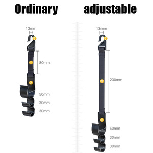 Multifunktions-Leder-Auto organisatoren Luxus-Rücksitz-Kopfstütze Hänge haken Regenschirm halter Rücksitz aufbewahrung für einfaches Reisen - Product Image 2