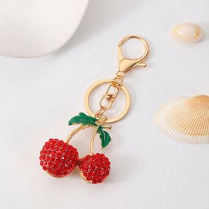 Cherry <b>Keychain</b> Accessoriesfashionable Bagskeychain Pendantsmulti-color Cherry Diy Pendantskeychains - Product Image 5