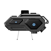 Nouveau casque de moto ABS 1000mAh pour interphone, étanche, antibruit, installation facile, montage séparé