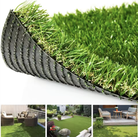 Gazon paysager en plastique haute densité AGG, résistant au feu, facile à drainer, pour décoration murale intérieure/extérieure, 40 mm, adapté aux animaux domestiques, garantie 10 ans