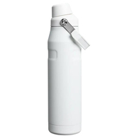 Bouteille d'eau isotherme en acier inoxydable 18/8 avec paille en silicone en forme de tête d'animal pour enfants, tête de poupée détachable personnalisée