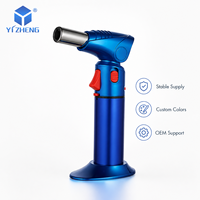 YIZHENG Torche de camping extérieure de haute qualité, sûre, rechargeable, coupe-vent, résistante aux hautes températures, briquet au butane