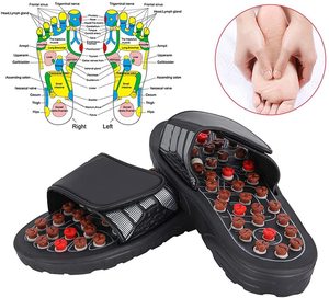 Zapatillas de masaje de acupuntura, sandalias, toboganes, zapatos, estera, artritis, fascitis plantar, neuropatía del pie, masajeador para aliviar el dolor - Product Image 3