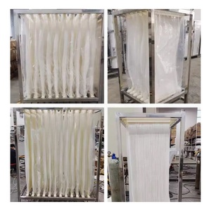 Module de membrane à rideaux MBR pour le traitement des eaux usées, réutilisation de l'eau, membrane à rideaux intégrée, membrane d'ultrafiltration à fibres creuses MBR - Product Image 3