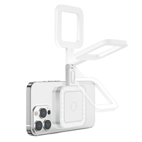 Lampe rechargeable à remplissage en direct Mini anneau lumineux portable pour selfie Mini anneau lumineux LED portable pour téléphone intelligent