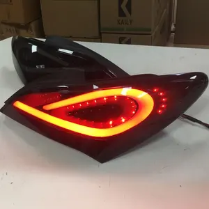 LED arka işık Hyundai Genesis Coupe için 2009-2011 duman siyah WH