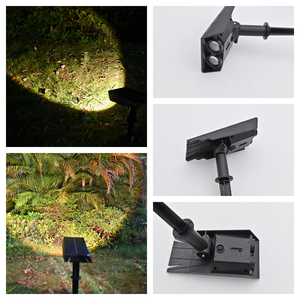 RGB đèn năng lượng mặt trời cho lối đi ngoài trời & vườn ấm trắng <span class=keywords><strong>LED</strong></span> cho vườn chiếu sáng năng lượng mặt trời Vườn đèn 10 Wát - Product Image 2