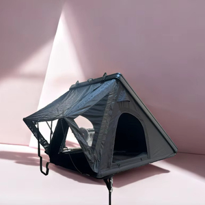 Carpa de Techo Rígida de Aluminio Ligero con Escalera, Impermeable, para Camping, Carpa Triangular de Aluminio para Techo de Auto C01 Alumi - Product Image 1