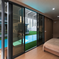 Maison conteneur pliable de luxe, résistance au vent de niveau 10, villa modulaire préfabriquée pour hôtel-resort, gîte, jardin