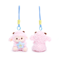 Porte-clés en peluche, pendentif mouton en peluche, jouet poupée mouton en peluche