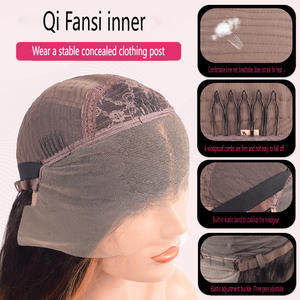 Vente en gros perruque originale 13*4 transparente haute définition dentelle avant couleur 613 perruque de cheveux raides pour les femmes. - Product Image 4