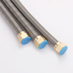 Tubo corrugado Crane Crown de 1/2 pulgada con tapa de cobre, manguera flexible para plomería, para calentador de agua de inodoro - Product Image 2