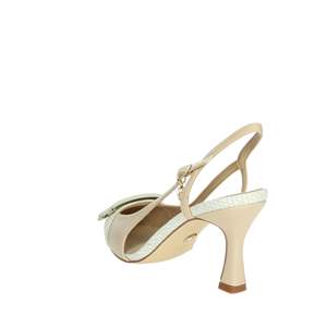 Scarpe da Donna Gold & Gold con Tacco Slingback Beige - Product Image 2