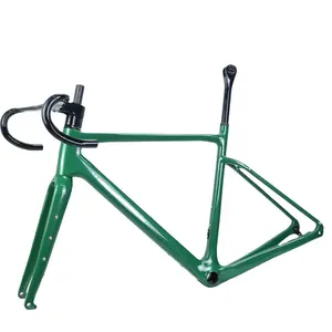 Winowsports Carbon Sỏi Khung Xe Đạp 700C Di2 Khung Đĩa Hải Quan 1 Sơn Mờ/Bóng Sỏi Khung Xe Đạp Cho Cyclocross