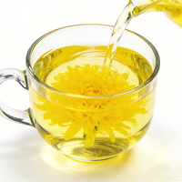 Thé aux chrysanthèmes dorés royaux, thé aux fleurs de chrysanthèmes séchées, thé aux herbes naturelles pour la santé des yeux, détoxification du foie, OEM disponible