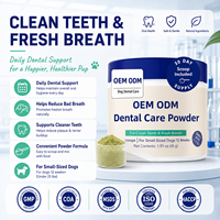 Poudre de Soin Dentaire pour Chiens – Complément d'Hygiène Buccale pour une Haleine Fraîche, des Dents Propres et le Contrôle de la Plaque Dentaire – Santé Animale – Fabricant OEM