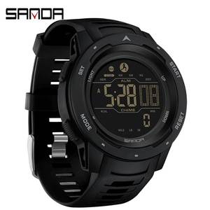 Reloj Deportivo SANDA 2145 para Hombre, Reloj de Pulsera Digital LED con Podómetro, Contador de Calorías, Alarma, Cronógrafo, Resistente al Agua 50M - Product Image 2