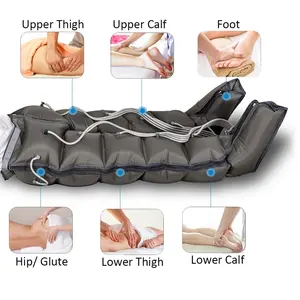 Entire Lower Body Lymphatic Drainage Massage Machine 6-chamber Compression Leg Hip Massager Pants Pressotherapy Equipment IPC04