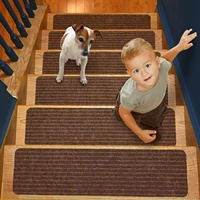 Self-adhesive Stair Treads Carpet Soft Step Mats Staircase Carpet Non slip Runner Rug