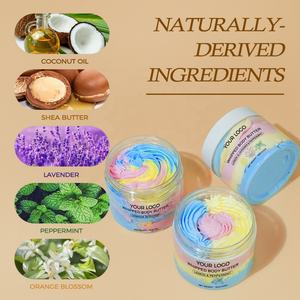 Se Aceptan Etiquetas Privadas Personalizadas, Loción Natural y Orgánica para el Cuidado de la Piel del Cuerpo, Crema Corporal Humectante Batida - Product Image 3