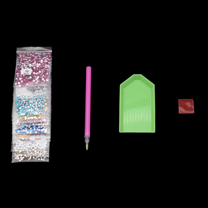 Cute Animal Little Fly Horse Photo Framed Diamond Painting Kit per bambini Diy 5d Diamond ricamo Home Wall Hanging Picture - Product Image 3