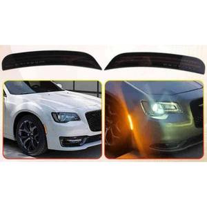 Left Right Lamp <b>LED</b> Side Bumper <b>Light</b> For Chrysler 300 2015-2022 Front <b>LED</b> Side Bumper Lamp Wheel Eyebrow <b>Light</b> <b>Corner</b> Lamp - Product Image 2