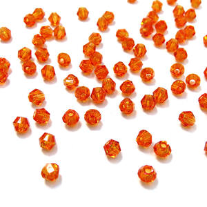 Perles en résine biconiques de 4 mm en gros, combinaison de couleurs <span class=keywords><strong>opale</strong></span>, accessoires de vêtements, fabrication de bijoux - Product Image 2