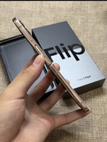 Teléfono Plegable Z Flip4 8GB+256GB 5G LTE con Pantalla AMOLED de 120Hz, Sensor de Huellas Dactilares, Color Dorado, Octa Core, FHD, Inglés, Android