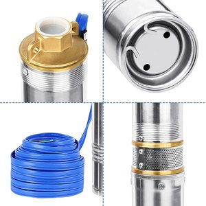 <span class=keywords><strong>Pompe</strong></span> à eau <span class=keywords><strong>manuelle</strong></span> électrique 2 pouces 4 pouces 4sp en acier inoxydable pour irrigation agricole électrique à puits profond et submersible - Product Image 6