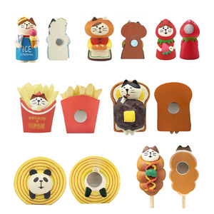 Cat-Themed 3D Refrigerator Magnets Resin Food Model Handmade Cute Decor For Fridge - Product Image 5