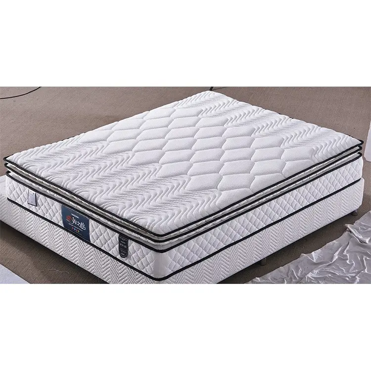 Anti-decubitus Pad Bed Double Pillow Top Mattress Protector Modern Waterproof Soft Bamboo White Cotton Customized