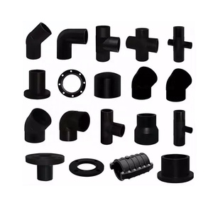 HDPE phụ kiện mông Fusion bằng TEE polyethylene ống cho cấp nước PE 100 SDR 13.6 Chất lượng cao Poly Ống - Product Image 1