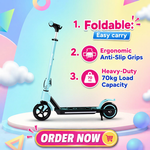 Trottinette Électrique Enfant 130W Nouveauté 2026 avec Poignée Réglable et Système de Freinage Double - Product Image 1