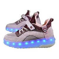 Chaussures LED lumineuses à roulettes pour enfants et adultes, baskets clignotantes rechargeables unisexes, chaussures à roulettes, vente en gros, usine OEM ODM