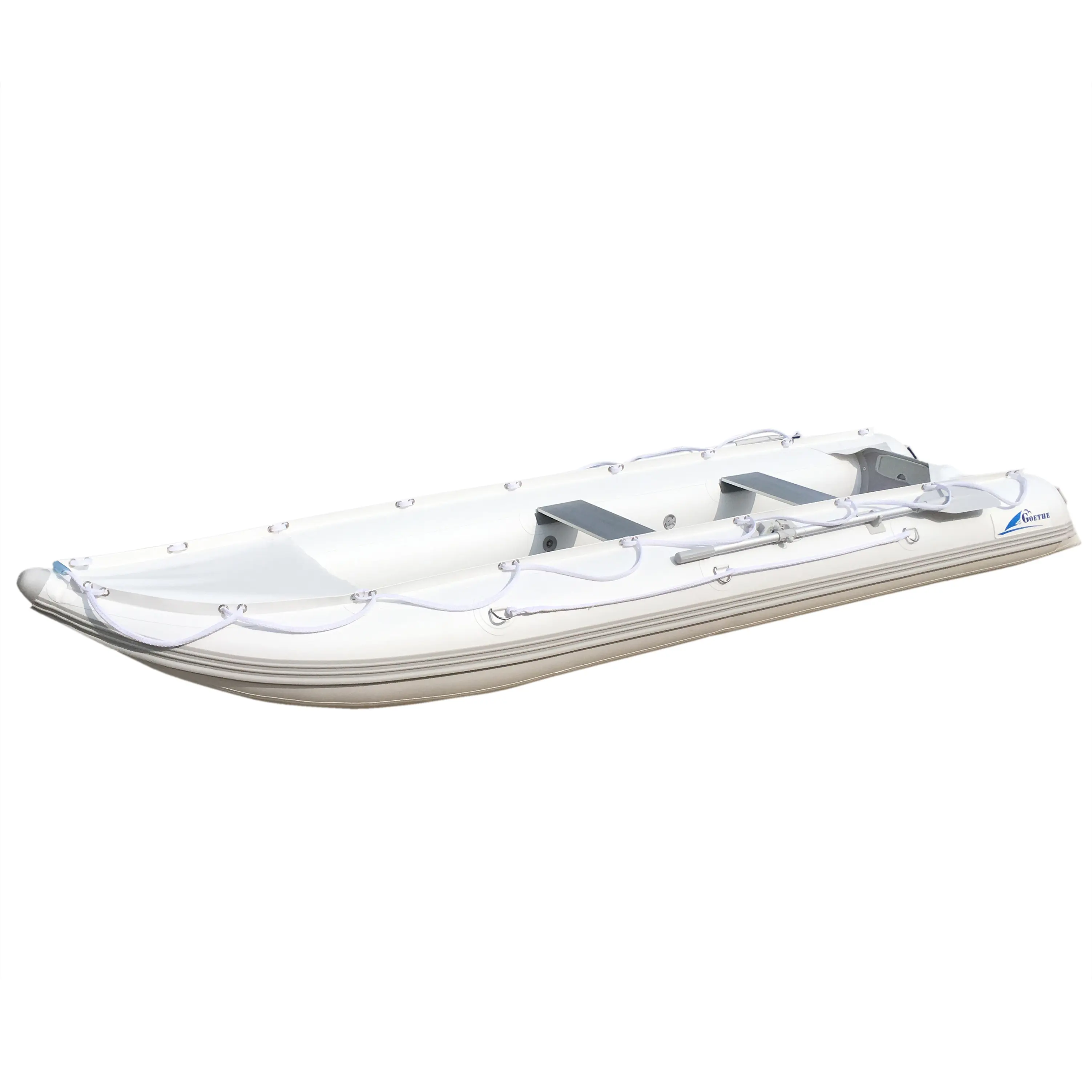 Bateau gonflable en PVC ou HYPALON, pour bateau gonflable de 12 pieds, pour dérive, surf et course, avec siège en aluminium