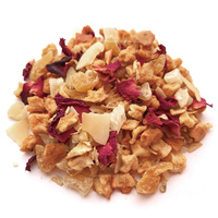 Mélange gingembre, rose et noix de coco |   Boisson royale chaude et froide au thé, saveur fruits, thé chaud d'hiver, en vrac, cadeau touristique, pack économique