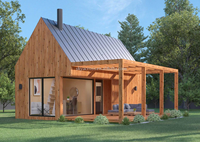 Prefabricadas Hogar One Bedroom Resort House Granny Flat Australian Tiny Home Kit Tiny Holiday Houses Rustic Cabin