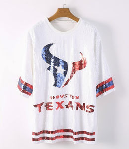 Women's Cheerleading Uniform Sequined <strong>Shirt</strong> Compressed 100% Modal Breathable Anti-UV Quick Dry Large Size European American - Product Image 3