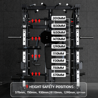 Rack de Squat Multifonctionnel pour la Maison : Équipement de Musculation et Machine Smith pour l'Entraînement de Force et le Renforcement Musculaire