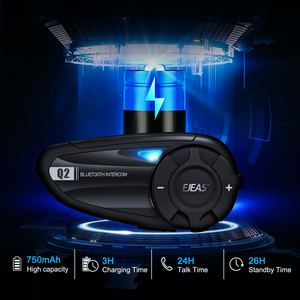 Sistema de Intercomunicación Inteligente <span class=keywords><strong>EJEAS</strong></span> <span class=keywords><strong>Q2</strong></span>, Intercomunicador para Motocicleta, Intercomunicador Bluetooth <span class=keywords><strong>Ejeas</strong></span> <span class=keywords><strong>Q2</strong></span> - Product Image 5