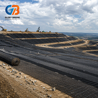 Geogrid Biaxial de PP de 20kN para Estabilización de Caminos y Refuerzo de Suelos, Malla Plástica de Alta Resistencia, Mejor Precio