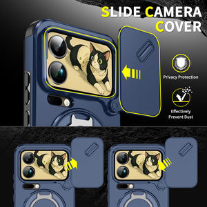 เคสขาตั้งมีห่วงหมุนได้สำหรับ Xiaomi 17 PRO MAX 15T 14T Pro ฝาปิดกล้องแบบสไลด์เคสโทรศัพท์กันกระแทกเกรด MIL - Product Image 6