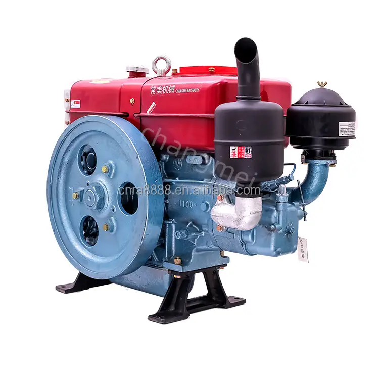 Grosir Motor Kualitas Tinggi Mesin Diesel Silinder Tunggal 17HP dengan Traktor Berjalan