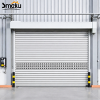 Puerta de Seguridad Comercial Perforada con Sistema Motorizado para Uso en Tiendas, Centros Comerciales y Proyectos de Comercio Minorista