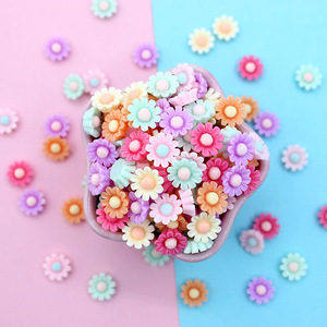 Breloques Fleurs en Résine Colorées pour la Fabrication de Bijoux DIY, Boucles d'Oreilles, Porte-clés, Miniatures Florales 3D Tournesol, Décorations - Product Image 6