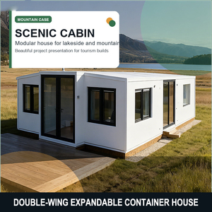 Maison Modulaire Pliante Préfabriquée de Luxe Moderne 20ft 40ft, Tiny House Mobile, Maison Conteneur Extensible de Luxe avec <span class=keywords><strong>Douche</strong></span> - Product Image 1