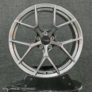 Jantes forgées style FI-R noir brillant 19 20 21 pouces 5x114.3 5x120, jantes à rayons performantes pour <span class=keywords><strong>Ford</strong></span> <span class=keywords><strong>Mustang</strong></span> Toyota Supra <span class=keywords><strong>Mustang</strong></span> GT - Product Image 4
