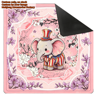 Tapis de jeu de Mahjong vintage, motif paysage oriental de pagode et dragon doré, cadre à double treillis orange, base violet foncé, cadeau de fêtes