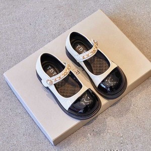 Groothandel kinderschoenen Mary Janes 2026 lente herfst nieuw binnenkomst zachte meisjes zwarte lederen schoenen prinsessenjurk schoenen voor kinderen - Product Image 2